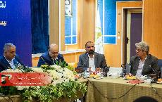 پانار | پارس ساختار | تصاویر(سری دوم) | نشست خبری هیأت مدیره انجمن فولاد آذربایجان   نشست خبری رئیس و اعضای هیأت مدیره انجمن فولاد آذربایجان عصر امروز با حضور اصحاب رسانه در سالن آمفی تئاتر هتل گسترش تبریز برگزار شد.  📸عکس ها از مجید حامد حقدوست